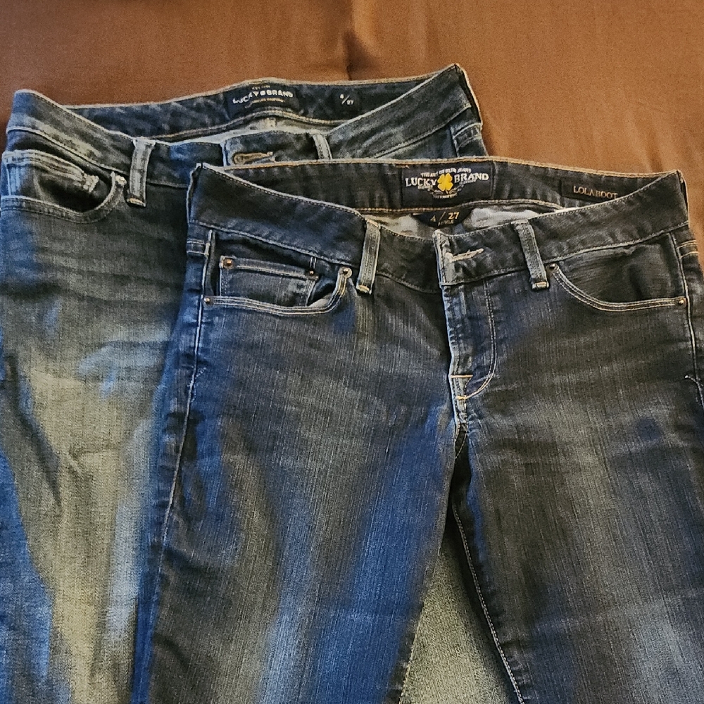 Lucky Brand Women's Blue Straight Leg Jeans